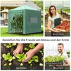 Outsunny Gewächshaus Treibhaus Tomatenhaus Frühbeet mit Tür Produktbild-Vorschau 8