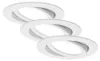 Lampade da incasso a LED, set da 3, orientabili, IP23, 7 W, Anteprima dell’immagine prodotto 1