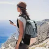 Cityrucksack Freizeitrucksack Groß Damen lässiger Rolltop Produktbild-Vorschau 2