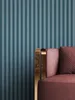 NEWROOM Tapete Blau Vliestapete Streifen - Streifentapete Produktbild-Vorschau 2