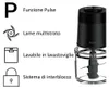 Haier HCH5B1 011, 0,5 l, 3800 RPM, 7300 RPM, Czarny, Szkło, Podgląd zdjęcia produktu 3