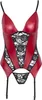 Cottelli LINGERIE Strapshemd rot/schwarz - Mit Produktbild-Vorschau 3