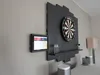 WOODEN Dartboard Surround | Anthrazit | MIT Tablet-Halter Produktbild-Vorschau 2