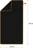 NILS NCR12 asciugamano in microfibra nero/arancio Anteprima dell’immagine prodotto 8