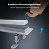 SONNI 70 cm Bodenablauf, flache Duschrinne, Edelstahl + Produktbild-Vorschau 8