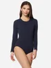 Merry Style Damen Langarm Body MS-114(Dunkelblau, XXL) Produktbild-Vorschau 1