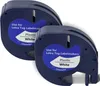 vhbw 2x Schriftband-Kassette Plastik kompatibel mit Dymo Produktbild-Vorschau 1
