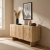 Sideboard JOYA 150 cm aus Mangoholz mit 3 Türen - Natur Produktbild-Vorschau 2