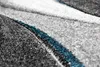 Tapis moderne tapis de salon abstrait en gris bleu Taille - Voir les images du produit 4