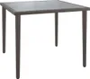 vidaXL 3-tlg. Garten-Lounge-Set mit Kissen Grau Poly Rattan Produktbild-Vorschau 5