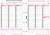 Programma settimanale A4 1 settimana/2 pagine Calendario Anteprima dell’immagine prodotto 4