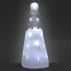 A lit-up acrylic Santa Claus figure against a dark gray background. Produktbild-Vorschau