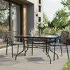 Duży szklany stół ogrodowy na taras balkon 120x70 Podgląd zdjęcia produktu 5