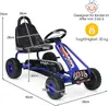 GOPLUS Gokart mit Vor- und Rückwärtsgang, Tretauto mit Produktbild-Vorschau 5