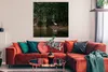 MuchoWow® Poster Reiher - Wald - See 100x100 cm - Produktbild-Vorschau 2