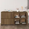 vidaXL Sideboards 2 Stk. Eiche Braun 70x41x75 cm Produktbild-Vorschau 1