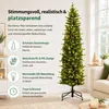 Black Box Trees Harma Sapin de Noël artificiel étroit avec Voir les images du produit 2