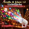LED Weihnachtsprojektor Außen, Weihnachtsmann Schneeflocken Produktbild-Vorschau 3