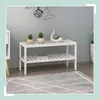 Relaxdays Schuhregal, HxBxT: 33 x 70 x 26 cm, Bambus, 2 Produktbild-Vorschau 2