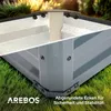 AREBOS® Hochbeet 180x90x79 cm | Verzinktes Stahl Produktbild-Vorschau 5