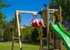 Fungoo Spielturm "Funny 3" natur mit Schaukel, Rutsche, Produktbild-Vorschau 12