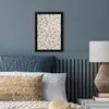 MuchoWow® MuchoWow® Gerahmtes Poster Blumen - Muster - Grau Produktbild-Vorschau 4