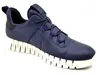 A single blue Ecco sneaker with a white sole is shown against a white background. Produktbild-Vorschau