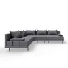 TRADA Gartenecksofa Bahama L Dunkelgrau 298x298 cm Produktbild-Vorschau 2