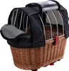 KLICKfix Doggy Basket, Hinten, Fahrradkorb, Weiß, Holz, 40 Produktbild-Vorschau 11