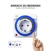 4er Set, Steckdosen mit mechanischer Zeitschaltuhr, Timer Produktbild-Vorschau 4