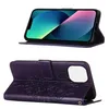 iPhone 14 Hülle, Schmetterling Prägung Flip Leder Produktbild-Vorschau 2