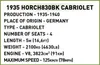 Cobi 2262 - Konstruktionsspielzeug - WWII: 1935 HORCH 930 Produktbild-Vorschau 12