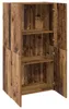 Büroschrank Schwarz Eichen-Optik 60 x 32 x 115 cm Produktbild-Vorschau 4