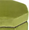 Casa Padrino Luxus Hocker Hellgrün / Antik Messingfarben 46 Produktbild-Vorschau 4