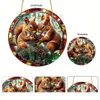 GKA XL Sonnenfänger süße Eichhörnchen 20 cm Buntglas Produktbild-Vorschau 5