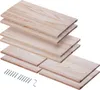 KADAX Weinregal aus Holz, 52 x 25.5 x 52 cm, Natürlich, 1 Produktbild-Vorschau 6