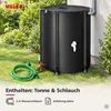 Regentonne faltbar 380 L Wassertank mit Hahn & Deckel Produktbild-Vorschau 13