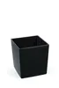 A black square planter is shown against a white background. Anteprima dell’immagine prodotto