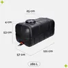 Garronda Wassertank 280 Liter Wasserbehälter mit Deckel Produktbild-Vorschau 2