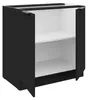 Küchen Unterschrank 80 cm SIENA Schwarz Küche Küchenzeile Produktbild-Vorschau 2