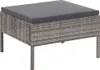 vidaXL 3-tlg. Garten-Lounge-Set mit Auflagen Poly Rattan Produktbild-Vorschau 6