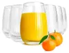 6 Trinkgläser 350ml (max. 400ml) mit geriffelter Oberfläche Produktbild-Vorschau 1