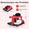 COSTWAY 6 in 1 Lauflernhilfe, Lauflernwagen mit Höhe & Produktbild-Vorschau 3