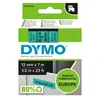 DYMO Original D1-Etikettenband | schwarz auf grün | 12 mm x Produktbild-Vorschau 1