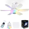 Deckenventilator mit Beleuchtung und Fernbedienung 32W LED Produktbild-Vorschau 1