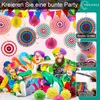 YBwanli Regenbogen Party Deko Set - 24-teilig mit Girlande Produktbild-Vorschau 6