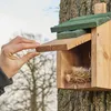 zooprinz Nistkasten | Pultdach | Grün | ⌀ 33 mm Einflugloch Produktbild-Vorschau 5