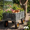 Gartenwagen Transportanhänger Handwagen bis zu 400kg, 100L Produktbild-Vorschau 8