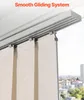 VEVOR Flächenvorhänge, ausziehbare Schiene von 116 cm bis Produktbild-Vorschau 5