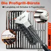 bio-chem 2X Grillbürste - Robust & Ergonomisch - Extra Produktbild-Vorschau 2